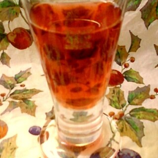 綺麗な色合い❤ざくろ酢梅酒❤